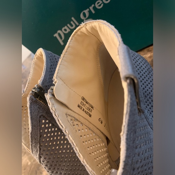 Paul Green Cougar Bootie Size 9 Smoke Brushed Metallic - Picture 4 of 8